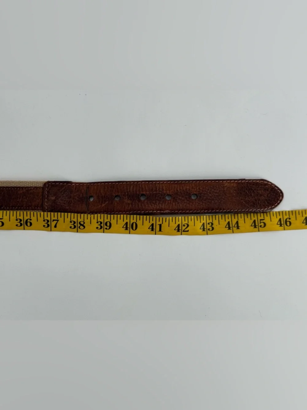 Leather & Canvas Belt 40‎